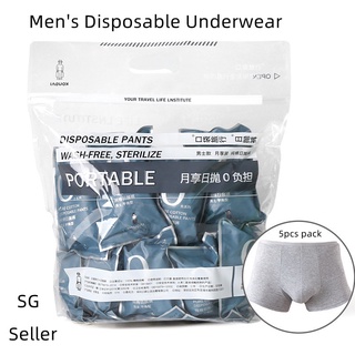 Disposable Panties Disposable Underwear Men Travel Pure Cotton