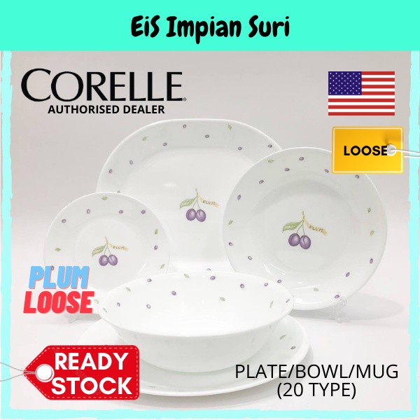Corelle Loose Plum (Dinner/Luncheon/Bread Butter/Serving Plate