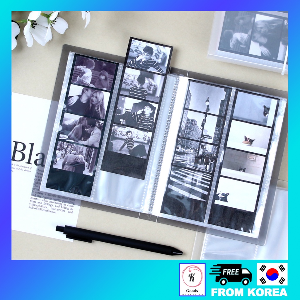 Wannathis 4Cut Photo Album 80 Pocket Seal Sticker File Korea Stationery