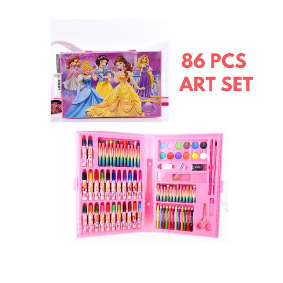 TFL 86PCS Kids Super Mega Painting Drawing Coloring Paint Color ART Set