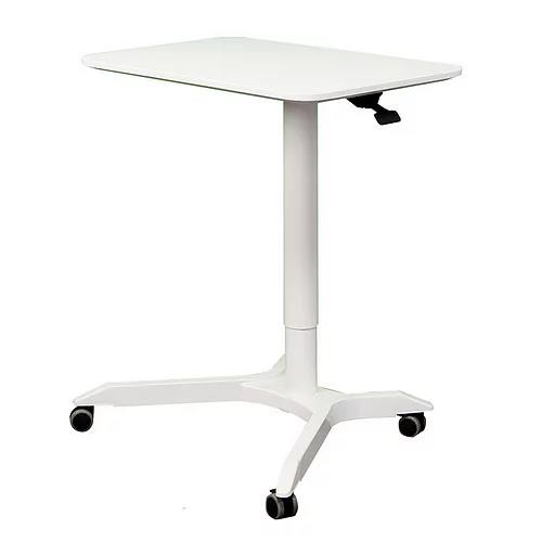 Mobile and Adjustable Height Desk White color, suitable for office ...