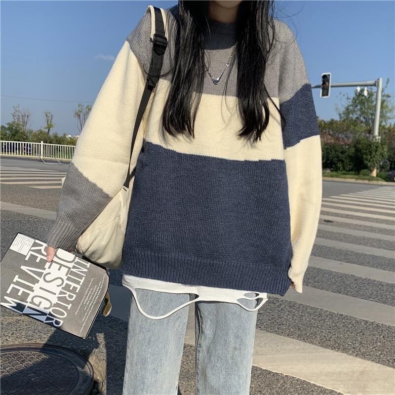 Autumn Winter New Korean Style Loose Sweater Casual All-match Women's Clothing