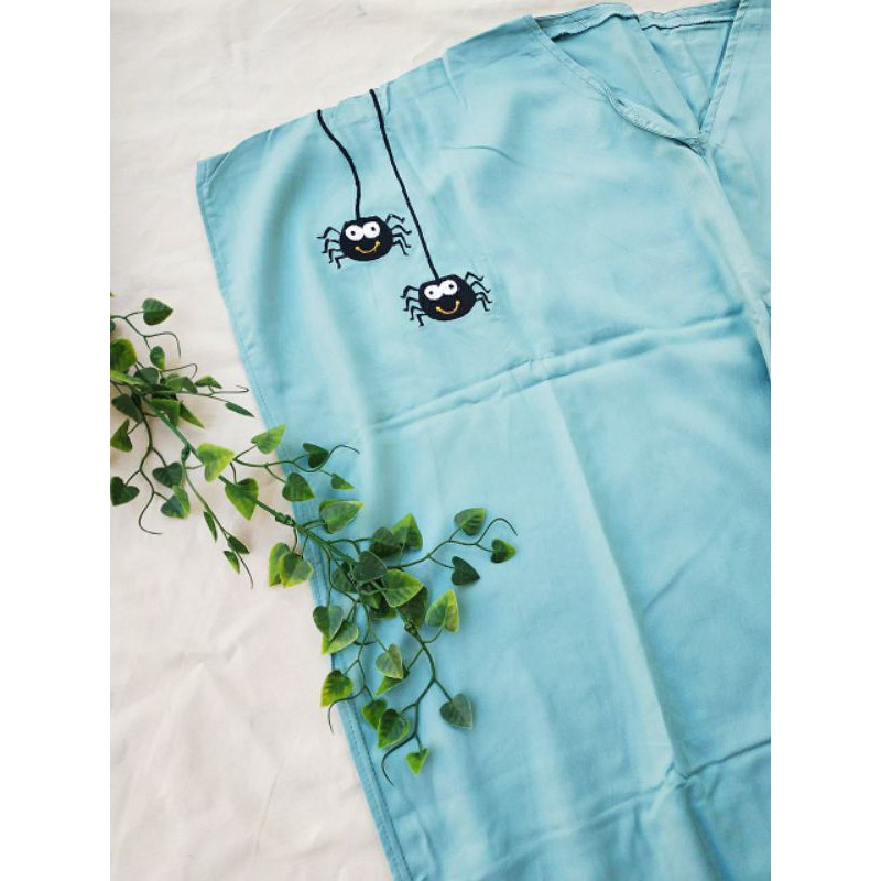 Spider embroidered overalls |Embroidery dress LD 150cm LD 140cm LD ...
