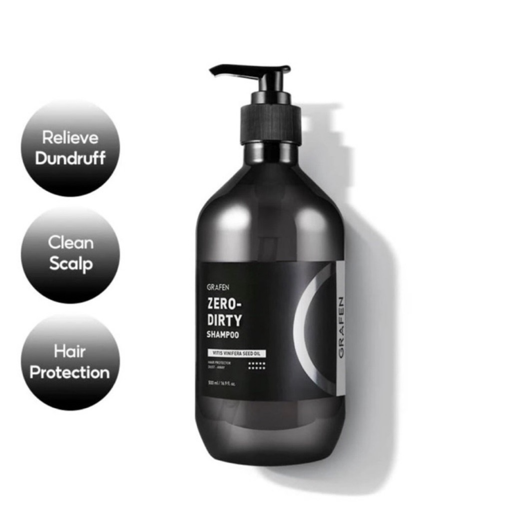 GRAFEN ZeroDirty Shampoo 500ml [AntiHair Loss/Relieve Dandruff/Fit