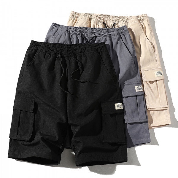 Men Cargo Short Pants Cargo Shorts Drawstring Shorts Cargo shorts Pants ...