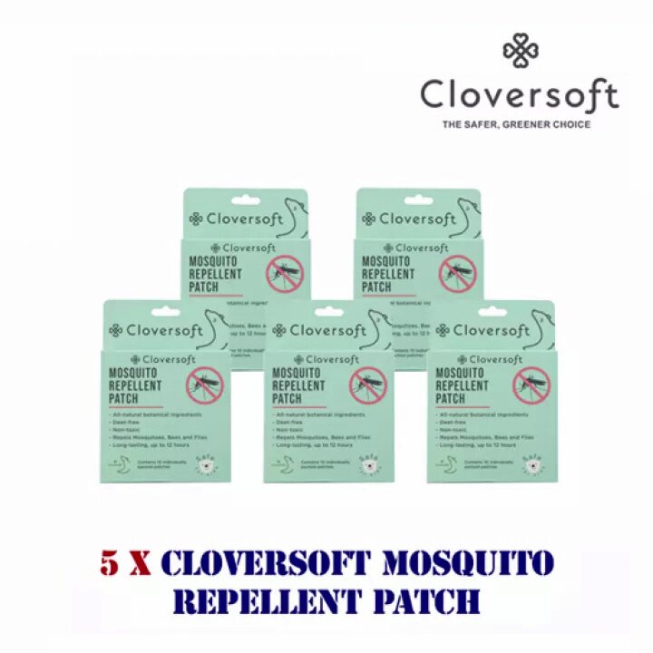 [Bundle of 5 box ] Cloversoft Mosquito Repellent Patch (Glow in the ...