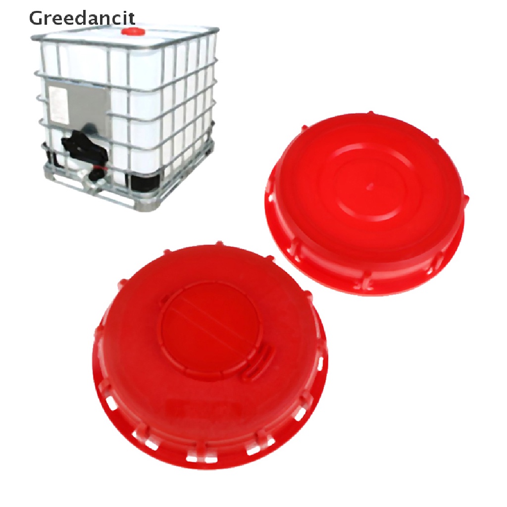 Greedancit Red IBC Lid Water Liquid Storage IBC Tank Fitting Plastic Cover Cap Adaptor SG
