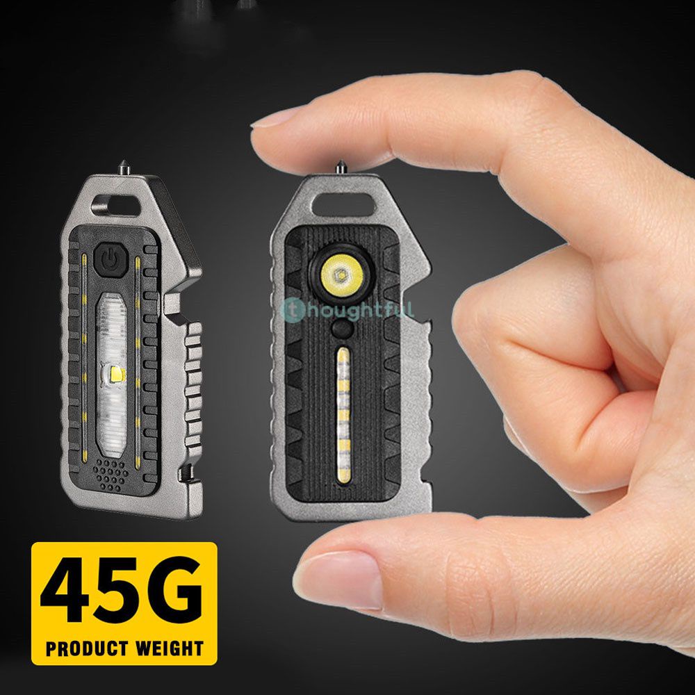 Led Red Blue Shoulder Police Light Usb Typec Rechargeable Flashing