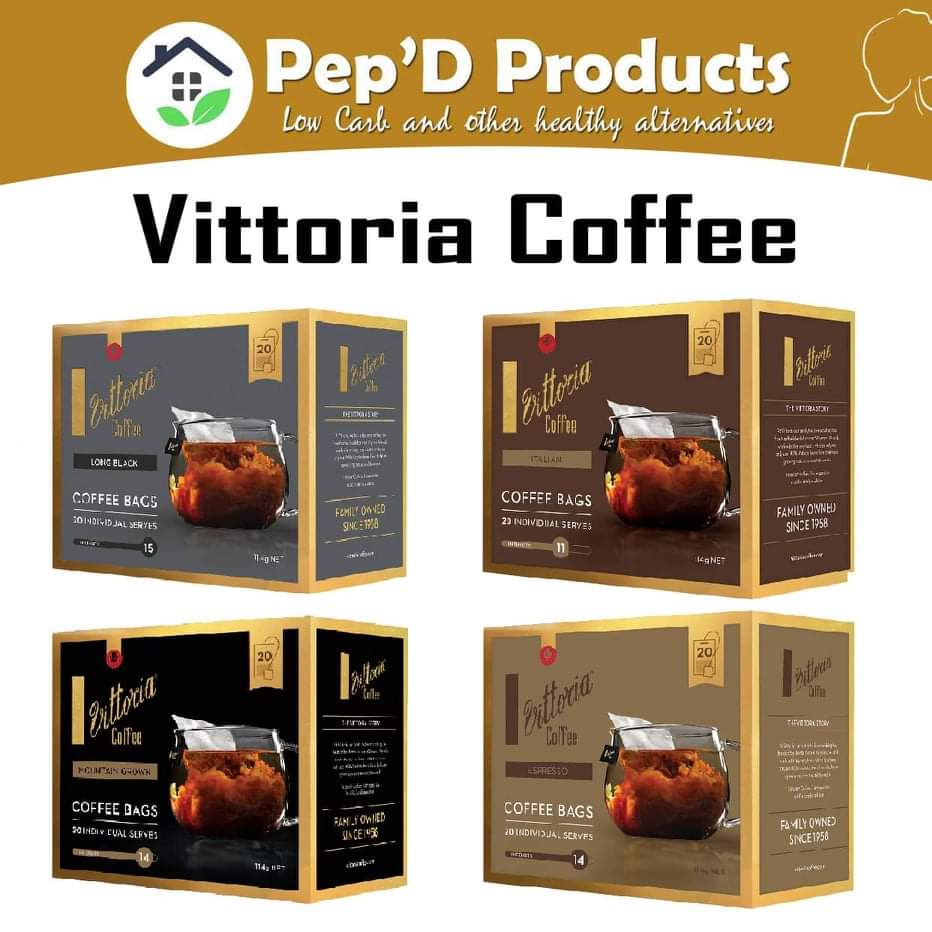 Vittoria Coffee Long Black popular Coffee Bags 20 Pack (Pack of 3)