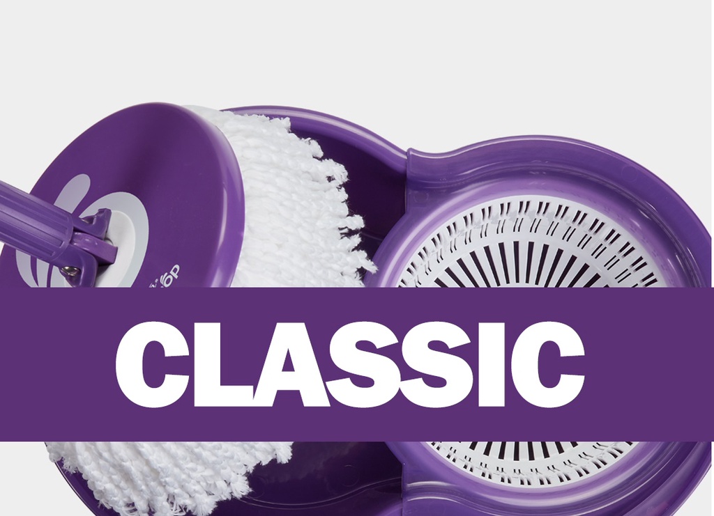 [SupaMop] Classic SH-350-8 Hand Press Spin Mop Set 1 Year Warranty Free ...