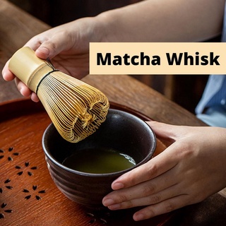Matcha Whisk Green Tea Stick Bamboo Tea Blender Traditional Long Handle  Matcha Powder Brush Tool Tea Scoop, 100 Prongs