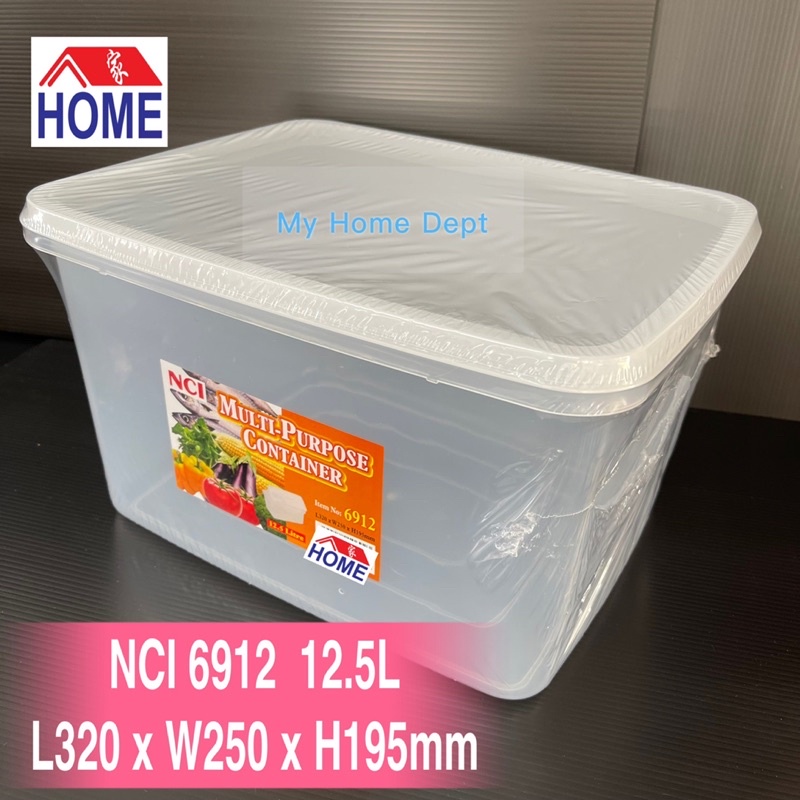 6916 NCI Transparent Multipurpose Storage Box/ Storage Container ...