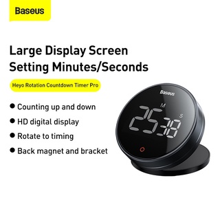 VOCOO Dual Kitchen Timer, Dual Channels Countdown Count up Digital  Stopwatch with LED Display, Black, Battery Included