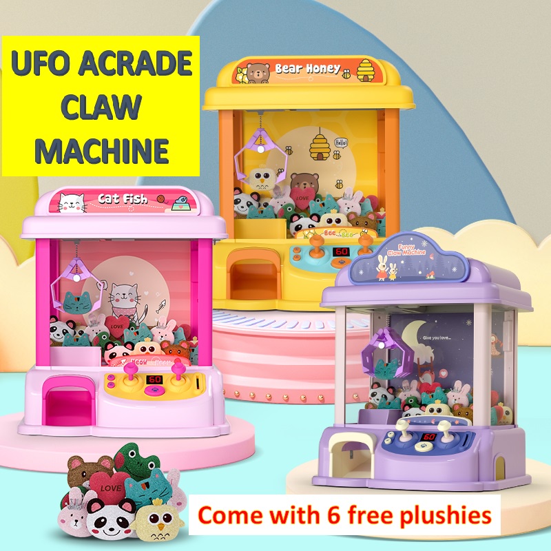 SG Seller Newest color Claw Machine Toy Kids Claw Machine
