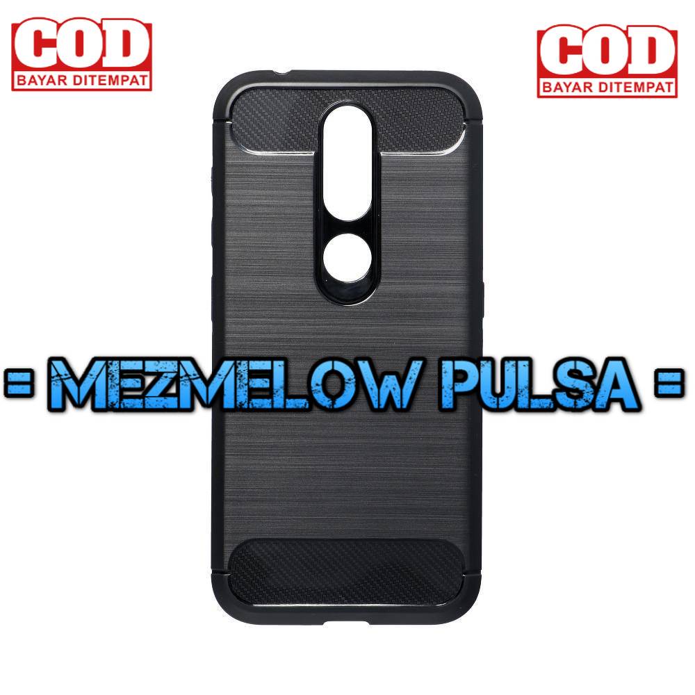 TPU Fiber Carbon Softcase Silikon Soft Case NOKIA 4.2