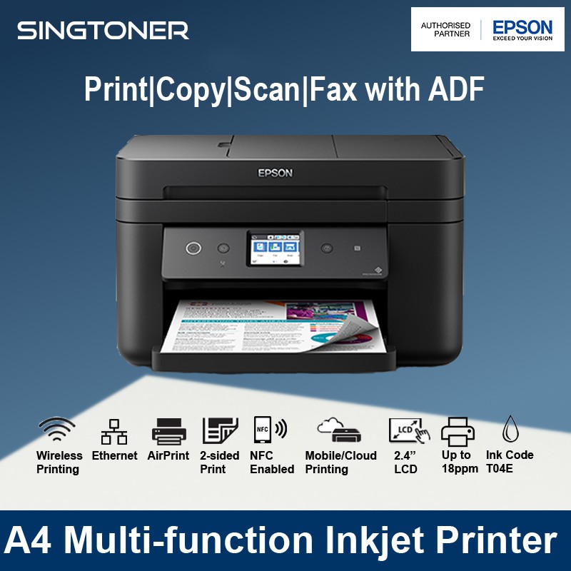 Epson WorkForce WF-2851 Wi-Fi Duplex All-in-One Inkjet Colour Printer ...