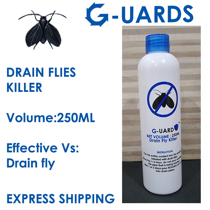 DRAIN FLIES KILLER by G-UARD - Complete Colony Elimination Solution ...