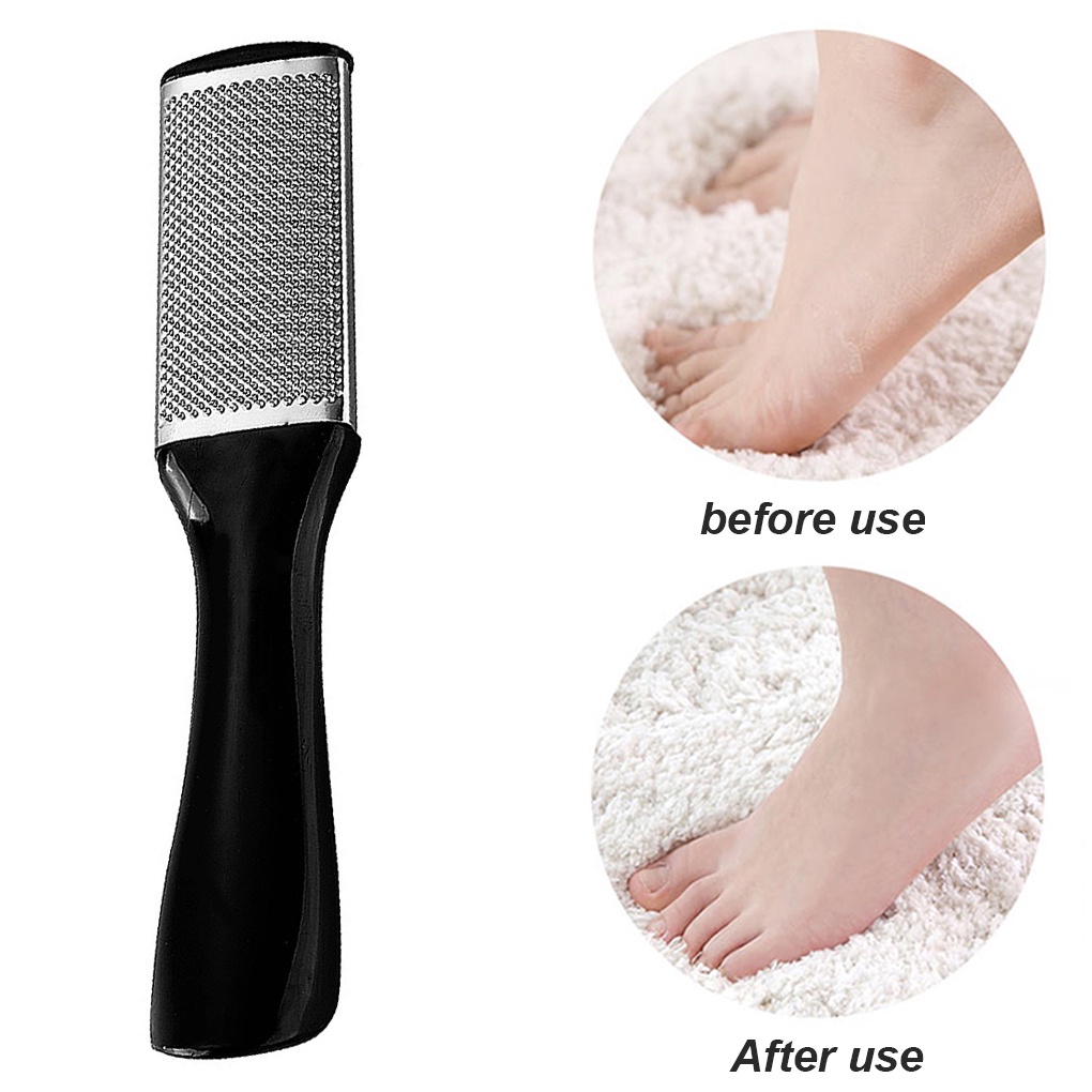 [Biho] Foot File Stainless Steel Foot Rasp with Plastic Handle Callus ...
