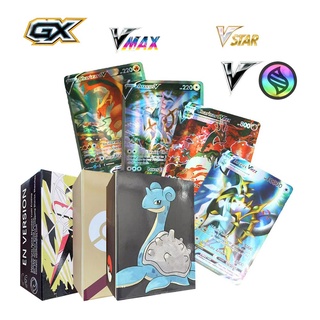 Holographic Pokemon Cards Vstar Vmax GX in English Letter with Rainbow  Arceus Shiny Charizard Kids Gift ASTROS Brillantes