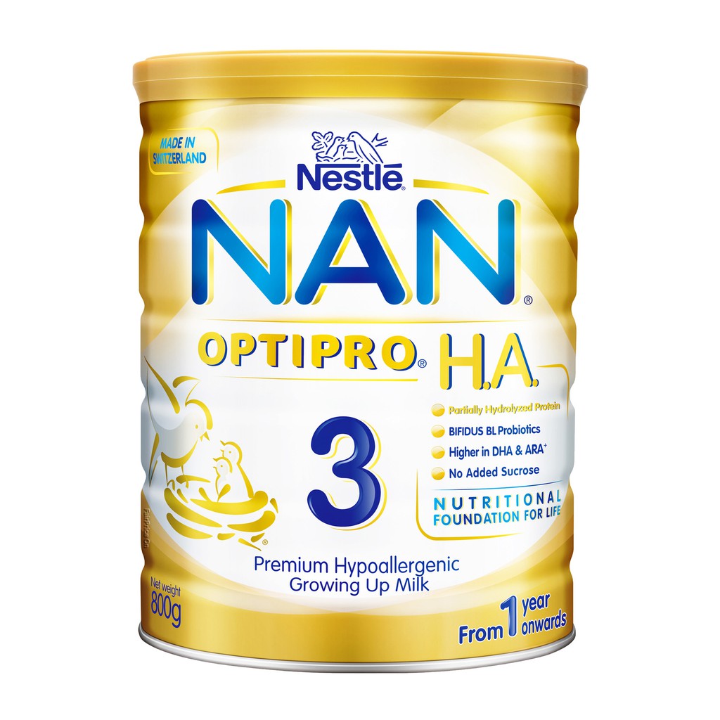 Nan Supreme Pro HA 3 Growing Up Milk 800g delivery near you in Singapore