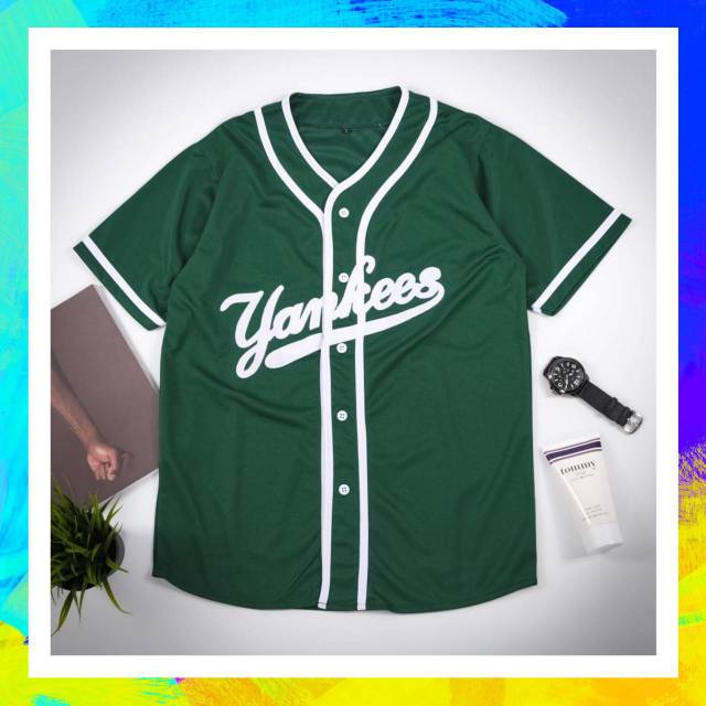 Green hotsell yankees jersey