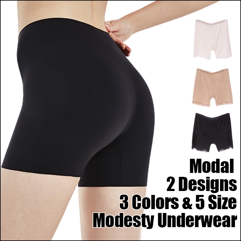 Ladies Modesty Underwear Women Cooling Bamboo Fiber Safety Underpant