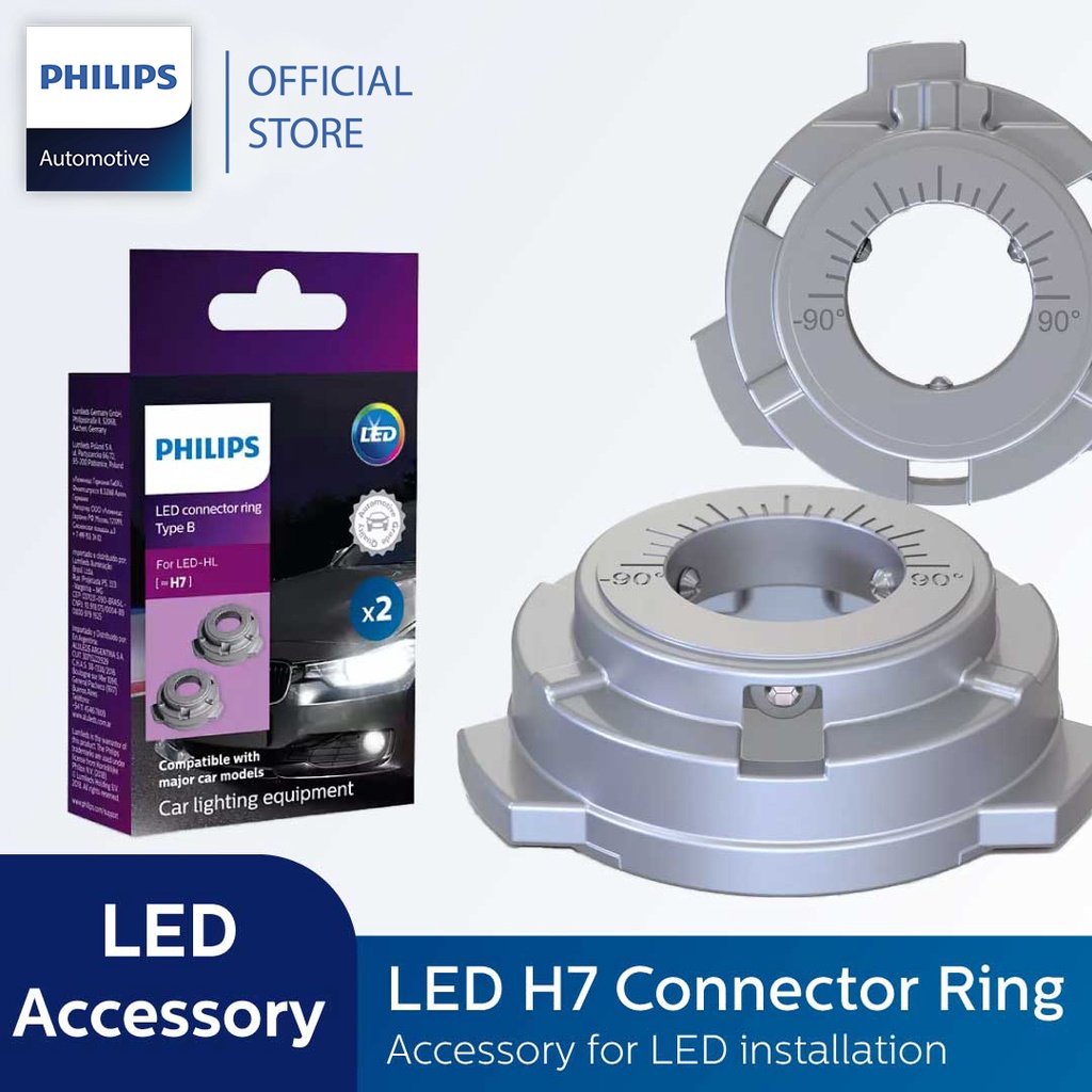 Philips LED Connector ring H7 (Twin) | Shopee Singapore