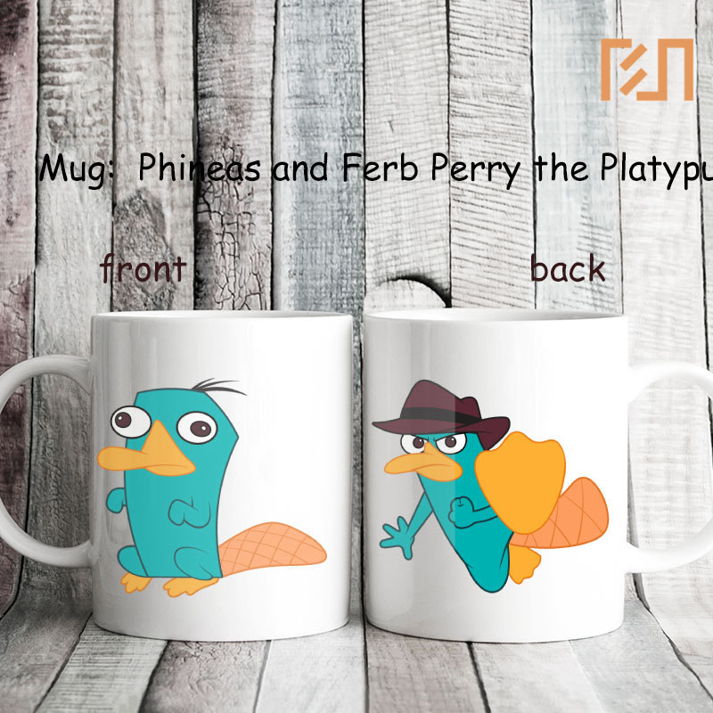 Phineas and Ferb Perry the Platypus Icon Mug | Shopee Singapore