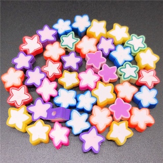 10mm 20pcs Polymer Clay Beads Smiley Animal Sunflower Heart Shape Christmas  For Jewelry Making