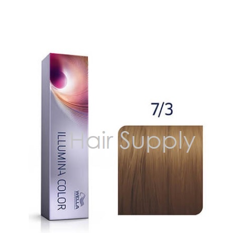 Wella Professionals Illumina Color 7/3 Medium Gold Blonde Permanent ...