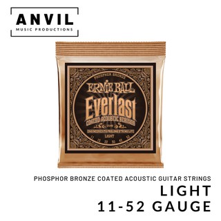 Ernie Ball Everlast Coated Phosphor Bronze Acoustic Guitar Strings