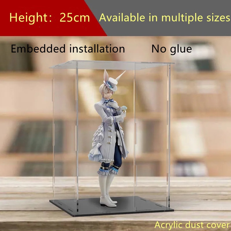 Height25cm High Definition Acrylic Display Box Building Block Dust