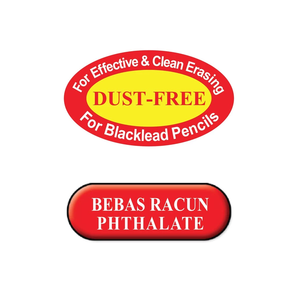 Faber-Castell Penghapus Eraser Dust Free 7171 Medium Black - Gambar 4