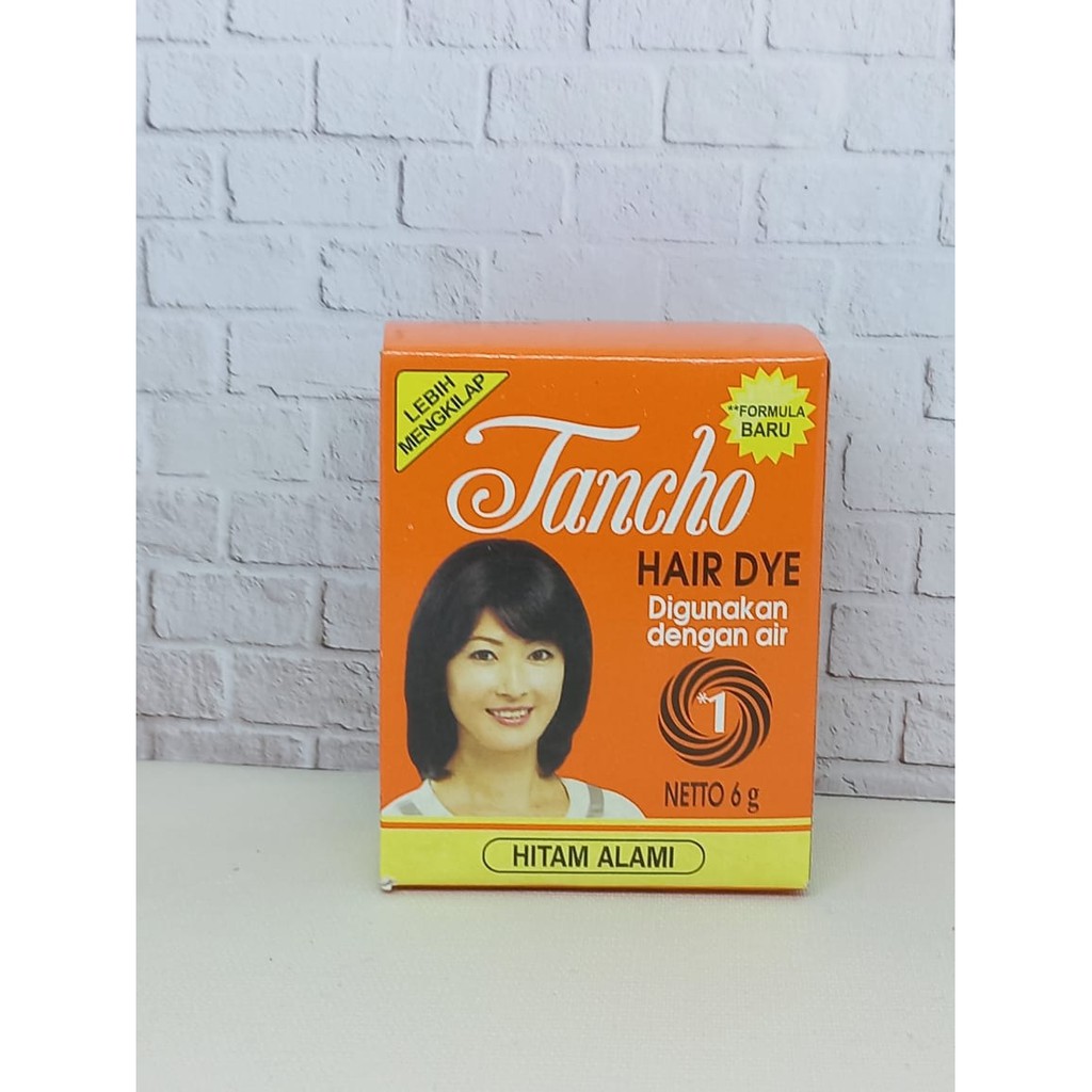 HITAM Tancho Black Hair Dye Powder Shopee Singapore