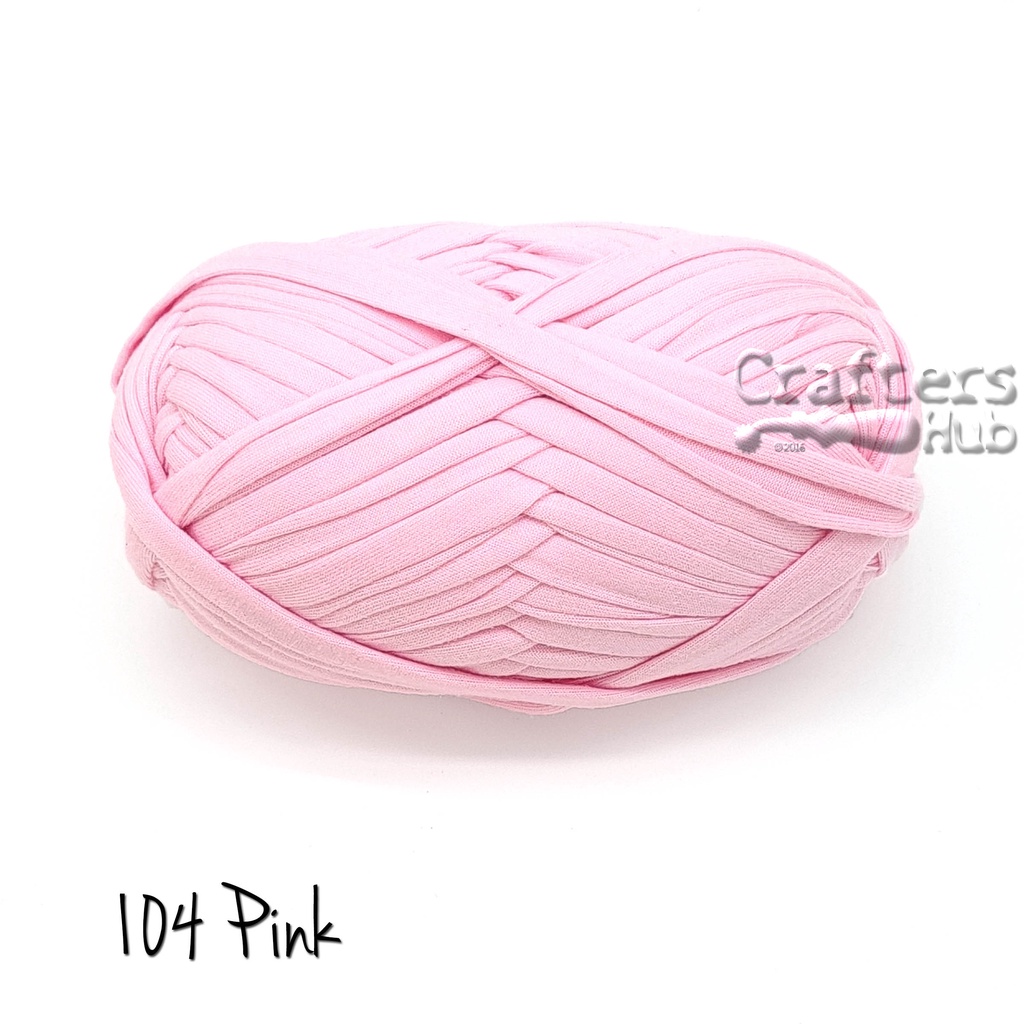 25mm wide non-pilling T-shirt yarn / Fabric yarn (SOLID COLOUR 