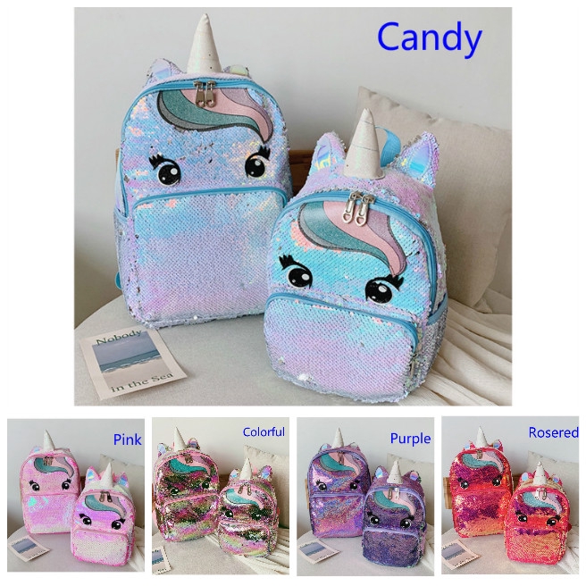 Unicorn backpack outlet glitter