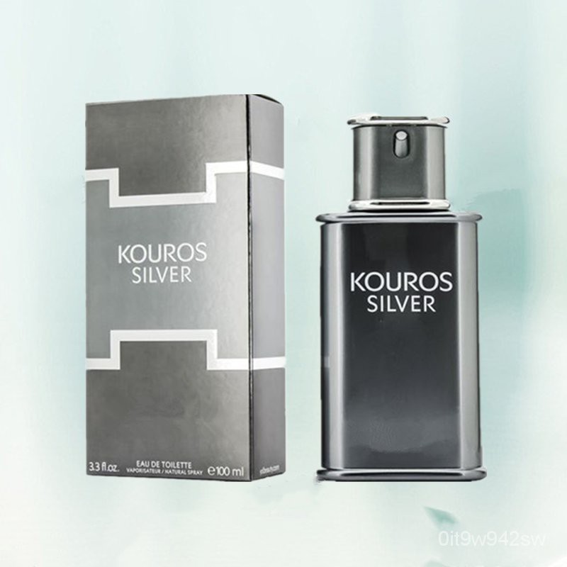 Popular Sale for Men's Parfum KOUROS SILVER EAU DE TOILETTE Lasting