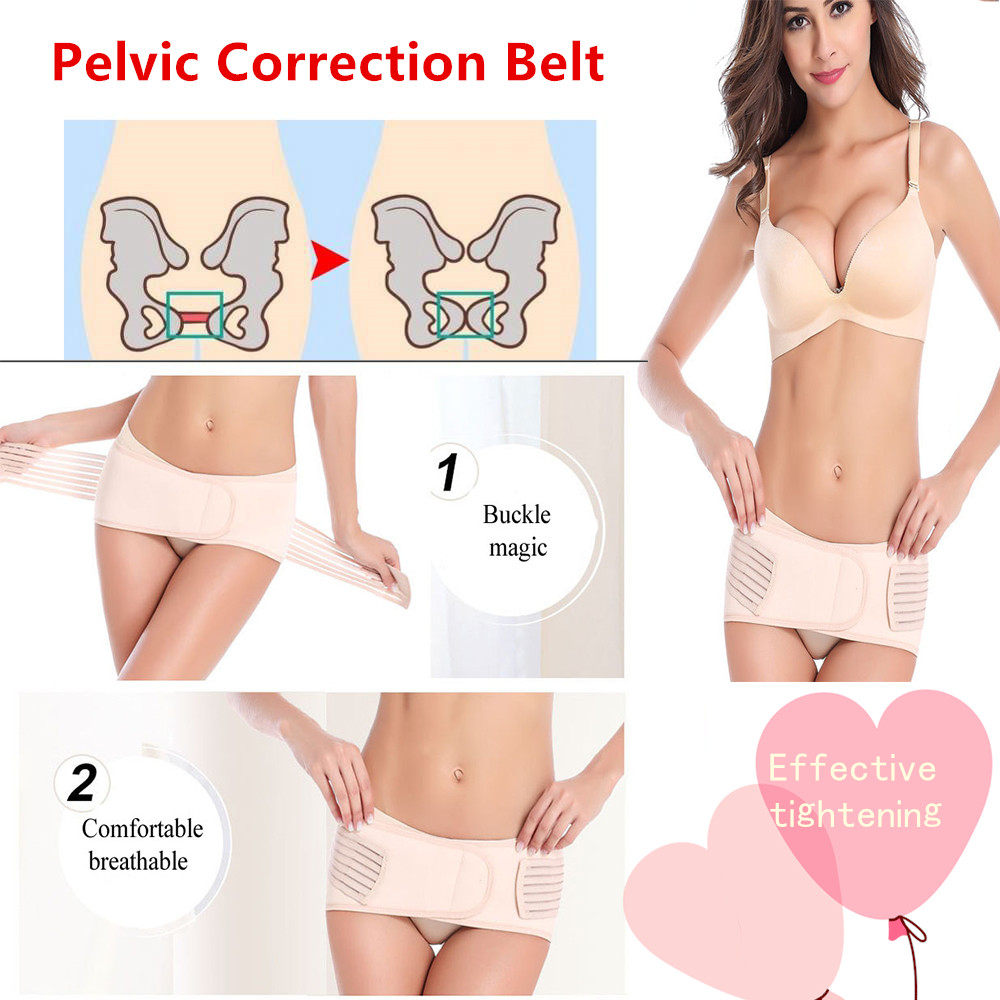 Pelvic Belt Postnatal Pelvis Correction Belt Raise Pregnant Woman Hip  Bandage Butt-Lifting Body Shaping Postpartum Body Girdles