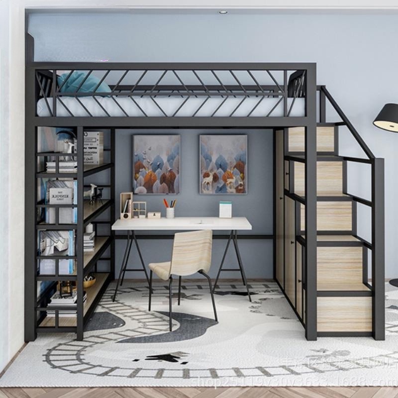 Photo inspiration: Gallery Detail: Outlier Y U Wrought Iron Loft Bed Space Saving Iron