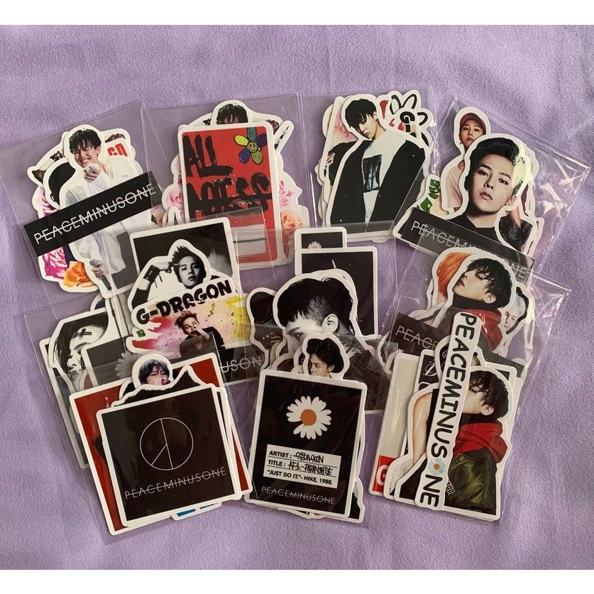 BIGBANG G DRAGON PEACEMINUSONE PMO WATERPROOF STICKER PACK