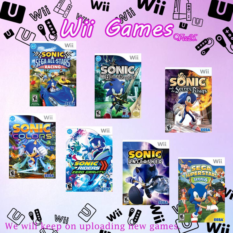 Wii DISC Sonic Games [100% BRAND NEW] | Shopee Singapore