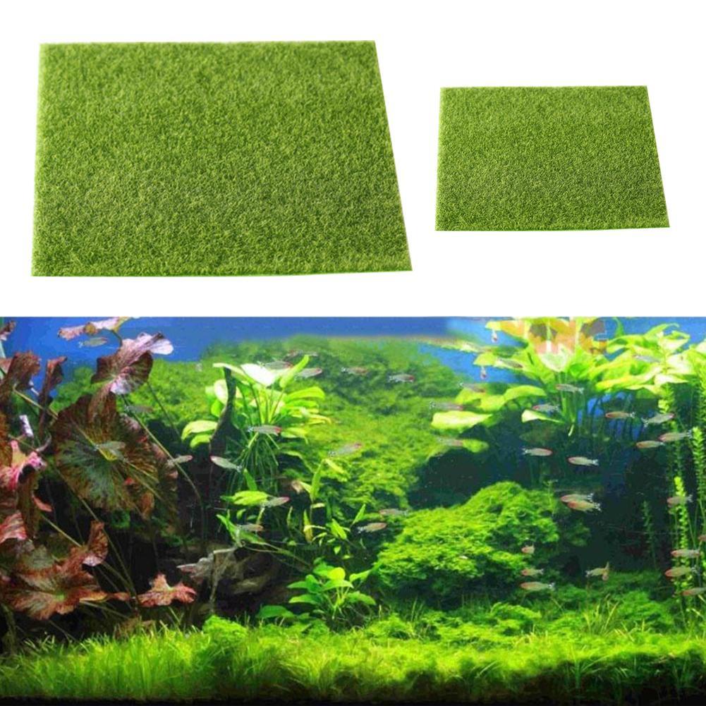30x30cm Artificial Grass Mat Fake Moss Landscape Decoration Lawn O6P3 ...