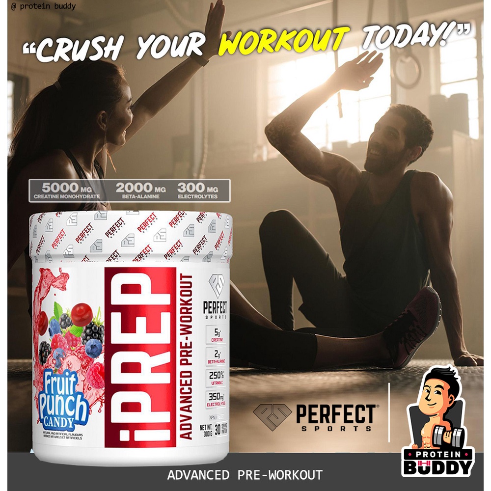 Perfect Sports iPrep PreWorkout + Electrolytes / 5g creatine
