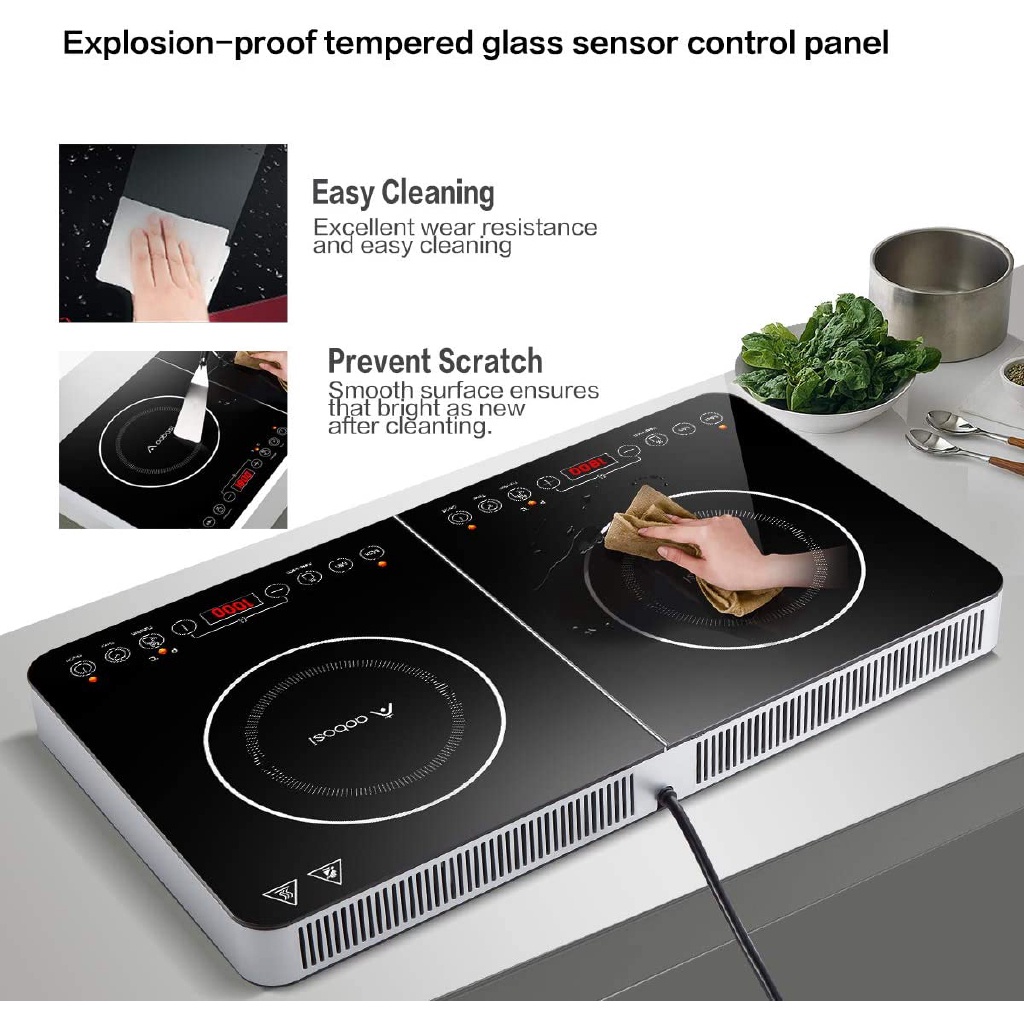 Aobosi Induction Hob Double Induction Hob Portable Hob Sensor Touch