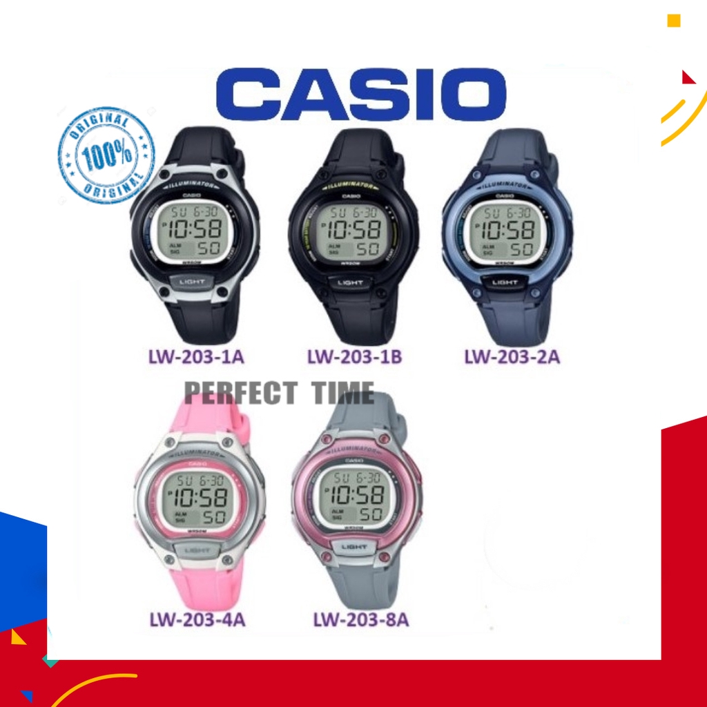CASIO LW 203 NEW 2YEARS WARRANTY KIDS YOUTH SPORTS DIGITAL WATCH Shopee Singapore