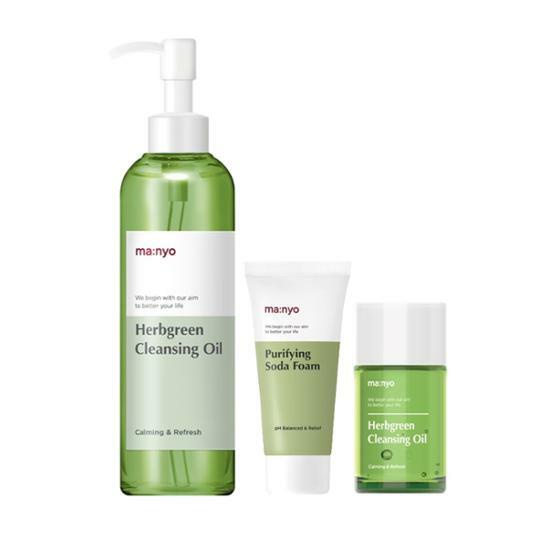 MANYO Soothing Herb Green Cleansing Oil 200ml / Full Care Plan (200ml