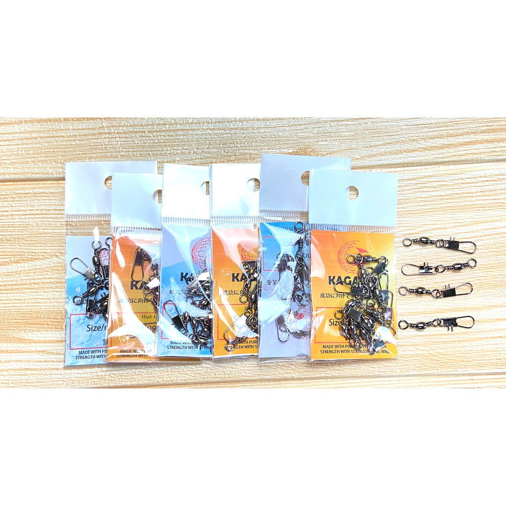 ROLLING SWIVEL KILI KILI PANCING 10pcs SEBUNGKUS - Gambar 2