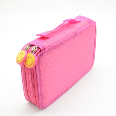Four Layer 72 Holes Color Pencil Box Pencil Case Large Capacity Stationery  Bag School Supplies