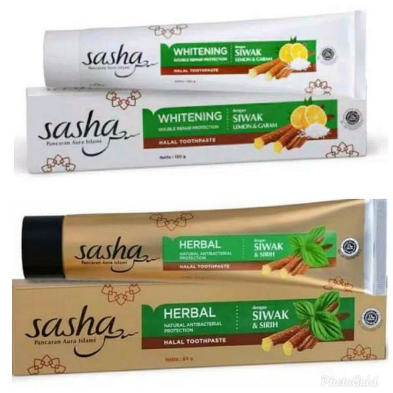 Sasha herbal Toothpaste 150g/lemon And Salt Toothpaste/sasha whitening ...