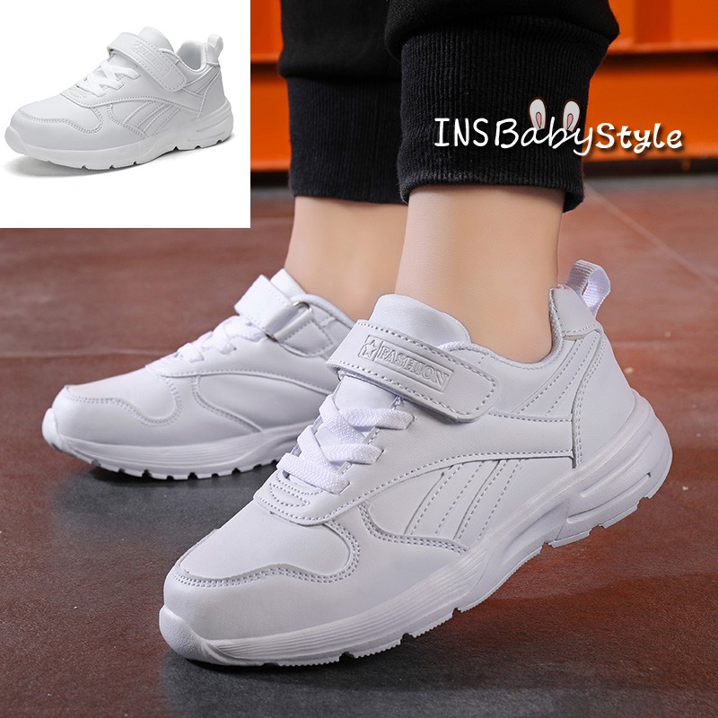 Girls white uniform on sale shoes